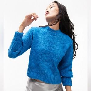 Topshop Center Seam Crewneck Sweater, 0-2, NWT